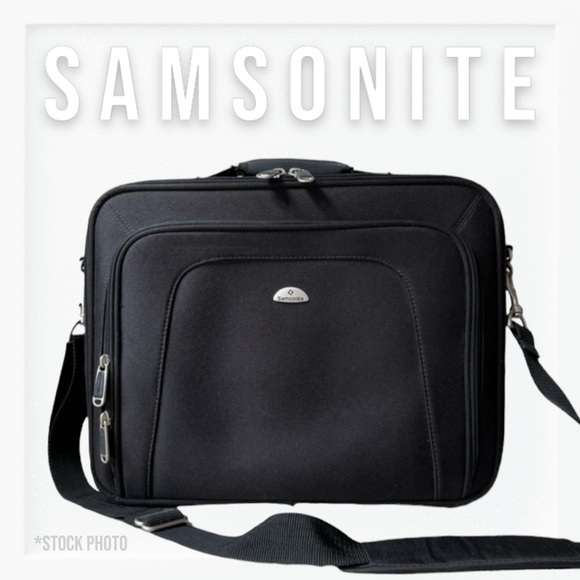 Samsonite Black Kenneth Cole Reaction Portfolio Computer Case - Picture 1 of 15